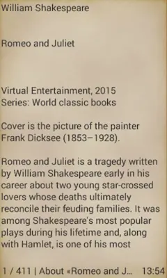 Romeo and Juliet android App screenshot 2